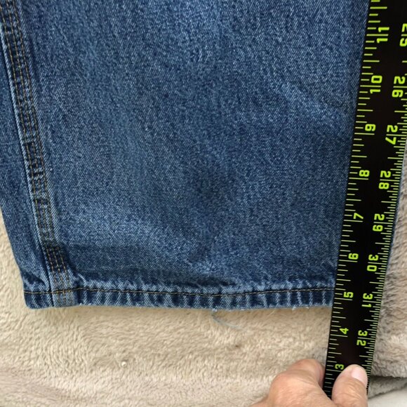 Carhartt Men's B13-DPS Carpenter Jeans Size 33x32 Loose Original Fit Straight - Picture 6 of 14